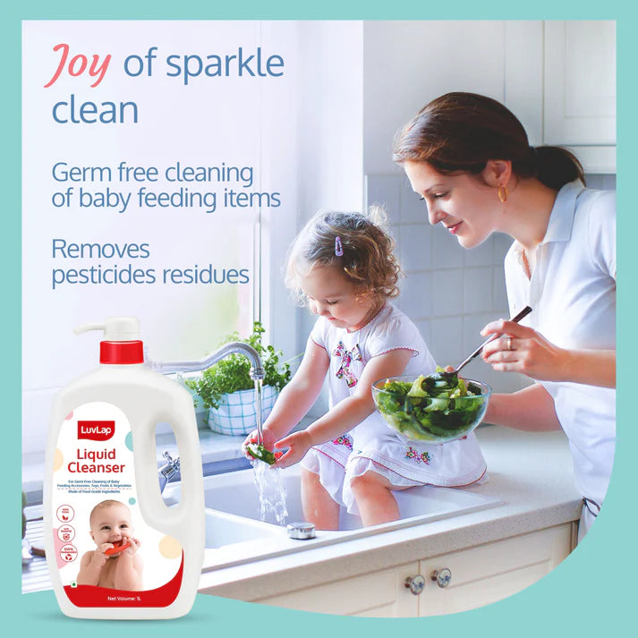 LuvLap Baby Bottle Cleanser Bottle -1000 ml