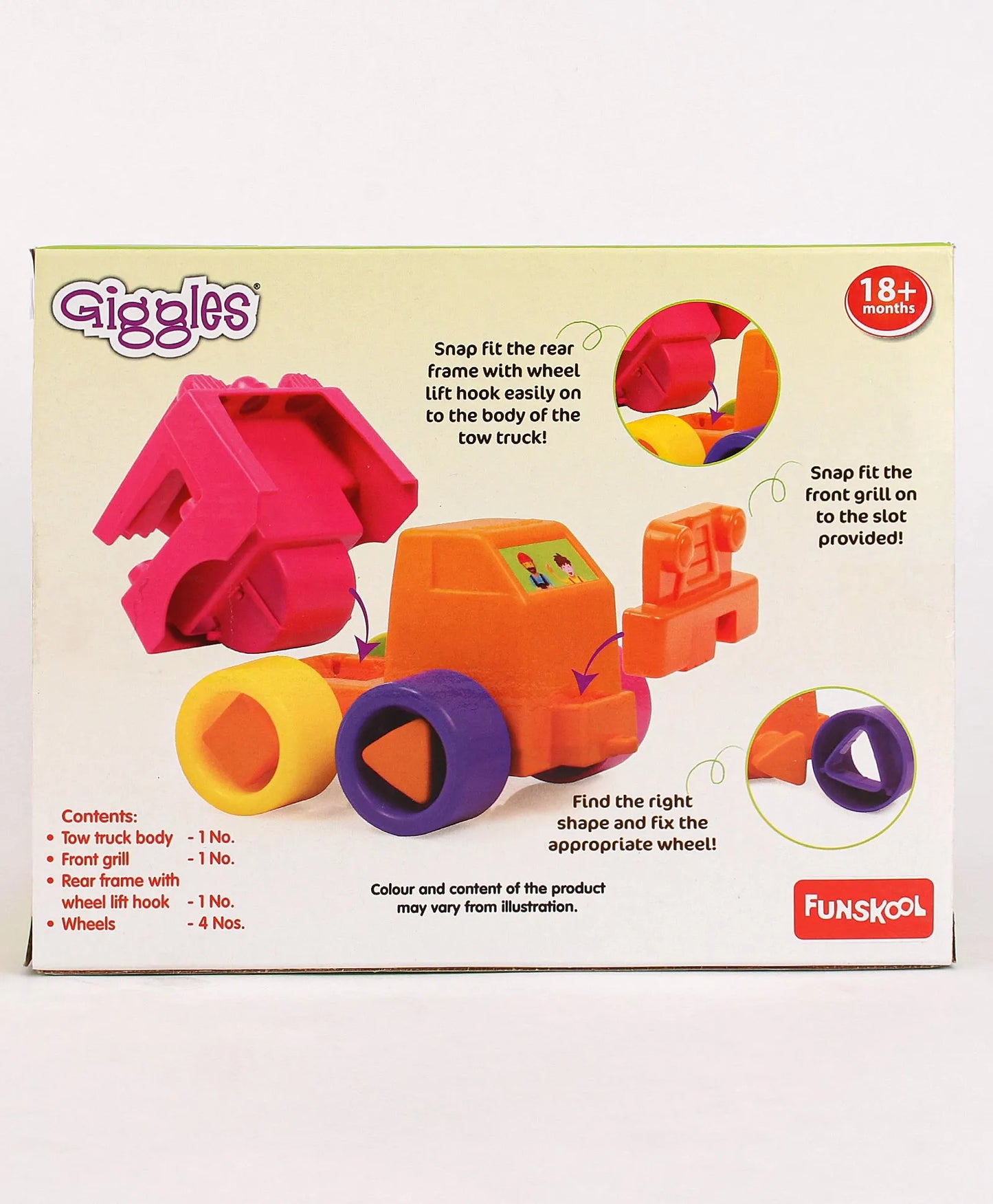 Giggles Free Wheel Loader Truck Toy- Multicolor