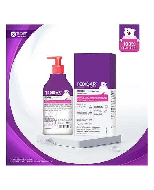 Tedibar Rich Moisturising Baby Body Wash 250ml