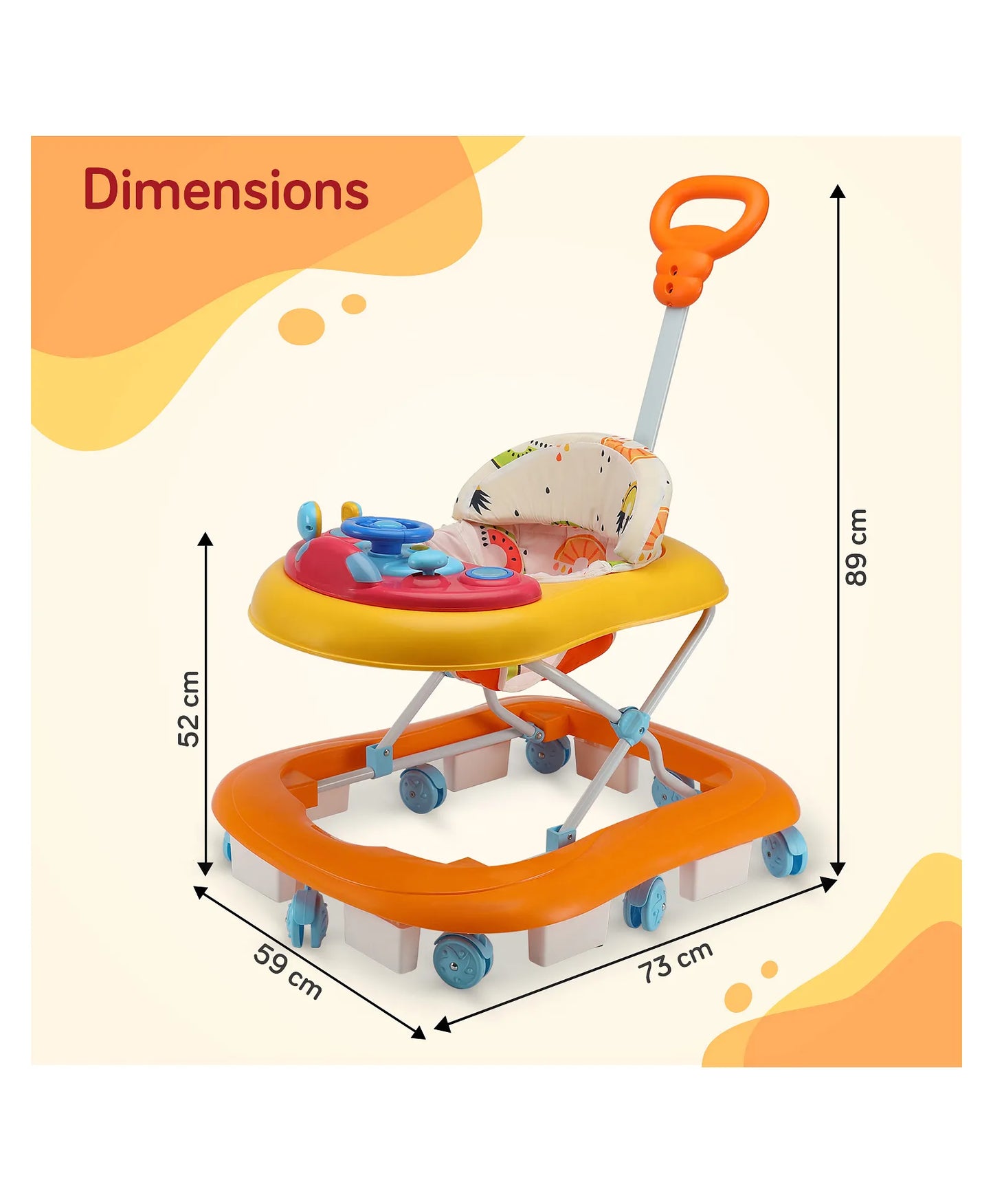 LuvLap Sunshine Walker - Orange