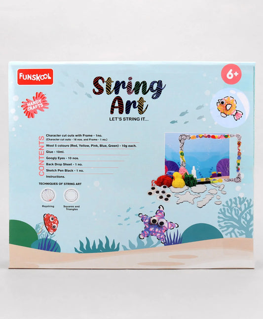 Handycrafts DIY String Art & Craft Activity Kit - Blue