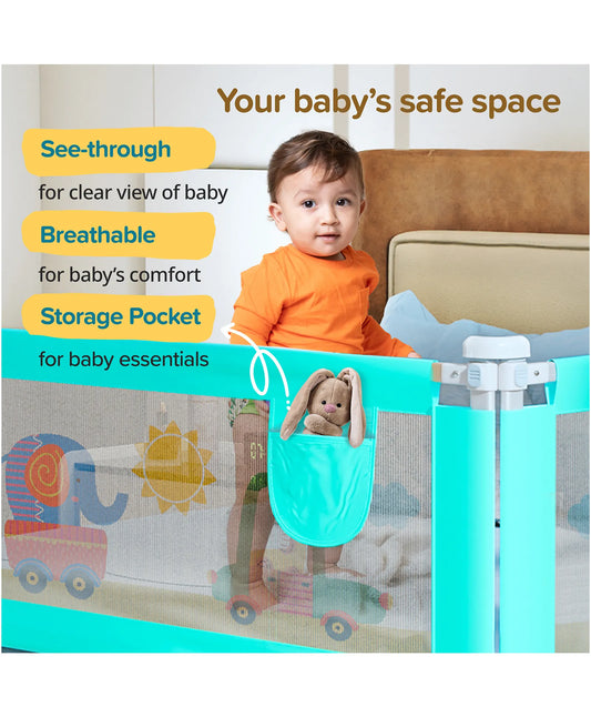 Luvlap Comfy Bed Rail - Green