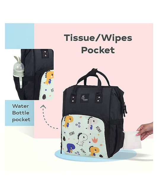 R for Rabbit - Caramello Dino -Diaper Bags - Sea Green