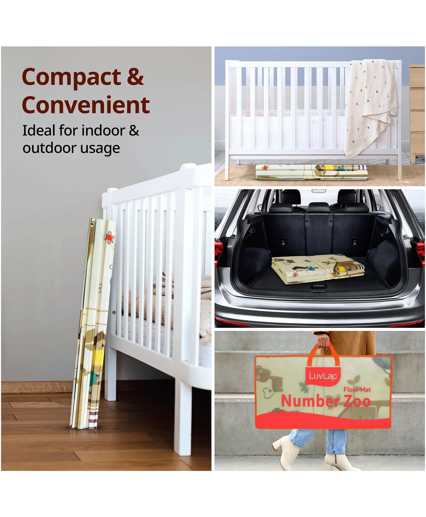 Luvlap Numberzoo Baby Playmat