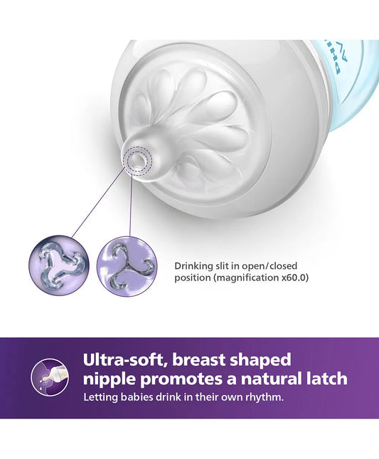 Avent Feeding Bottle Blue - BPA Free -260ML