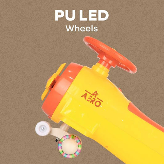 R For Rabbit -Iya Iya Aero -Swing Car -Yellow Orange