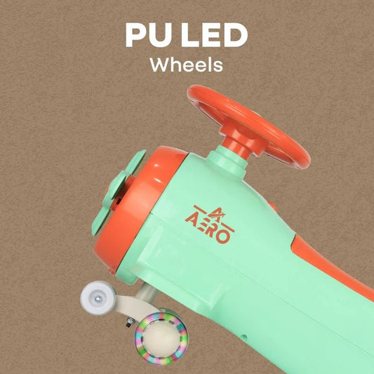 R For Rabbit -Iya Iya Aero -Swing Car -Green Orange