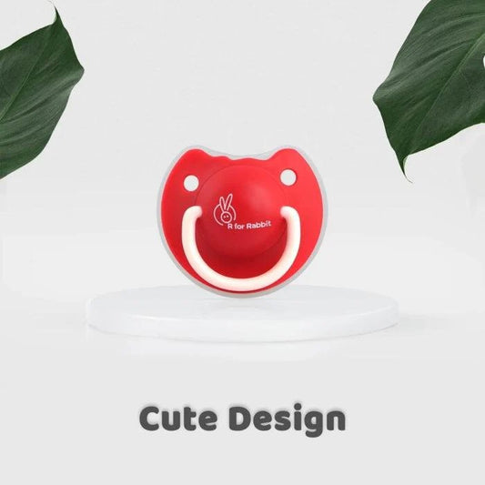 R For Rabbit - Tusky Pacifier M - Red