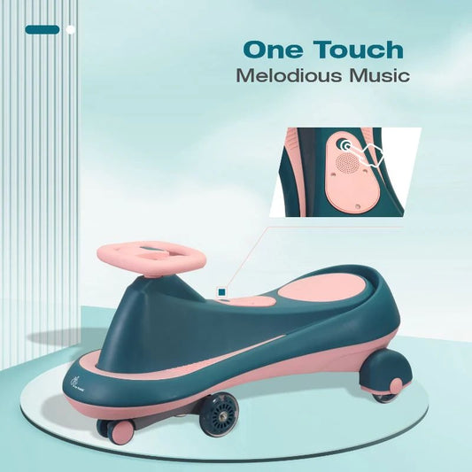 R For Rabbit Iya Iya Drift Swing Car Green Pink