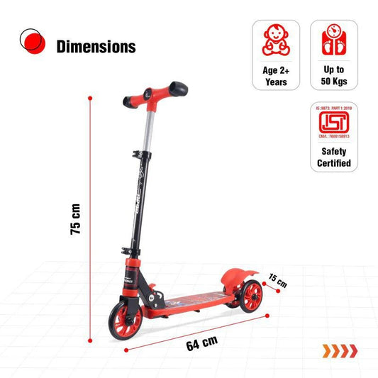 R for Rabbit - Road Runner Drift - Scooter - Red Black