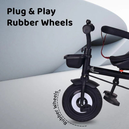 R for Rabbit - TinyToes T40 Plus -Tricycle - Maroon Black