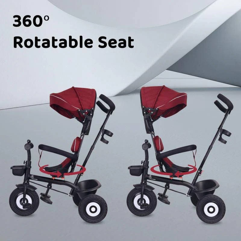 R for Rabbit - TinyToes T40 Plus -Tricycle - Maroon Black