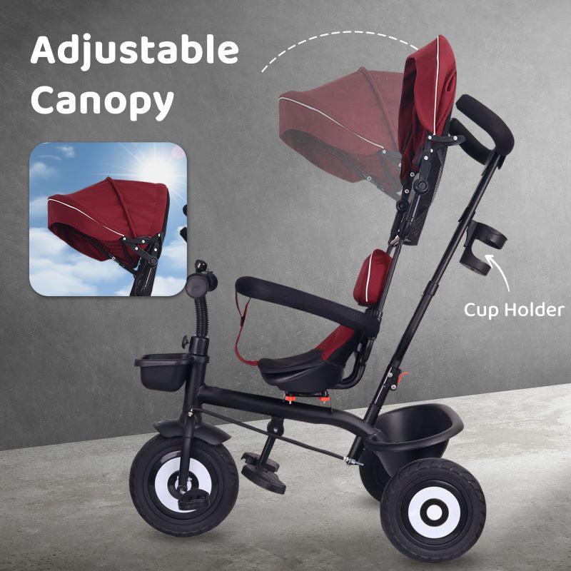 R for Rabbit - TinyToes T40 Plus -Tricycle - Maroon Black