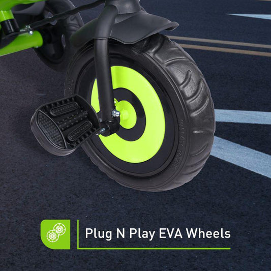 R for Rabbit - Tiny Toes T20 Ace - Tricycle - Green