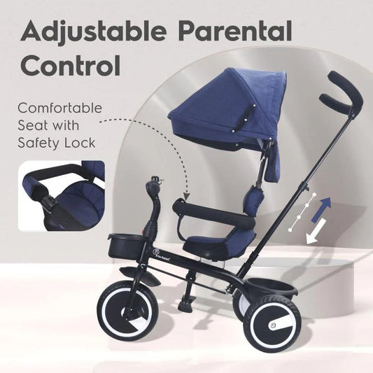 R for Rabbit - TinyToes T30 Ace - Tricycle- Denim Blue