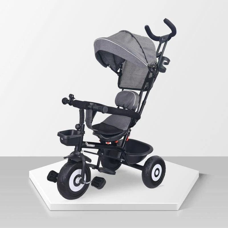 R for Rabbit - TinyToes T40 Ace - Tricycle- Grey Black