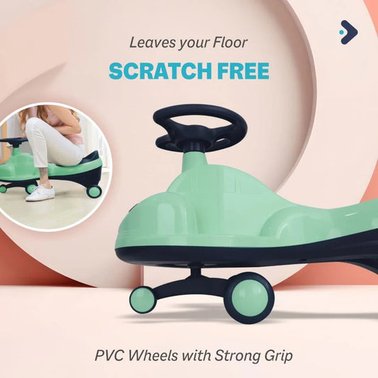 R For Rabbit -Iya Iya Zippy Swing Car - sea Green