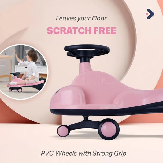 R for Rabbit Iya Iya Zippy Swing Car Pink