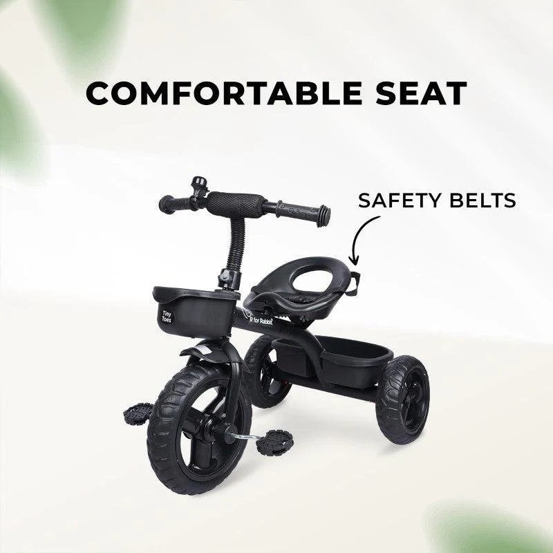 R For Rabbit Tiny Toes T10 Ace Tricycle Black