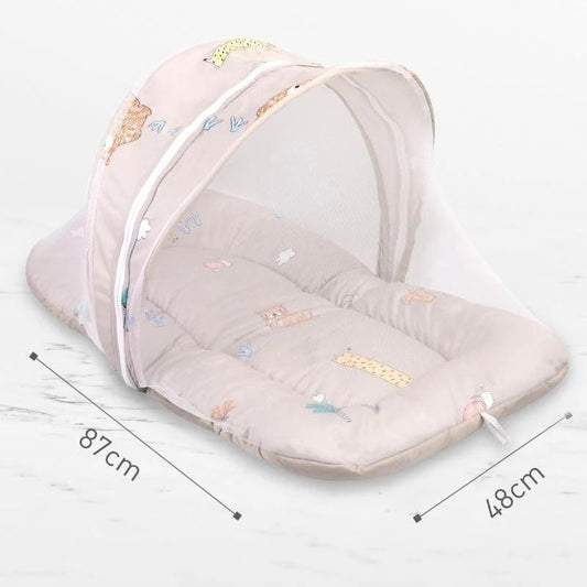 R For Rabbit- Snuggy Safari Baby Bed with m.net - Brown