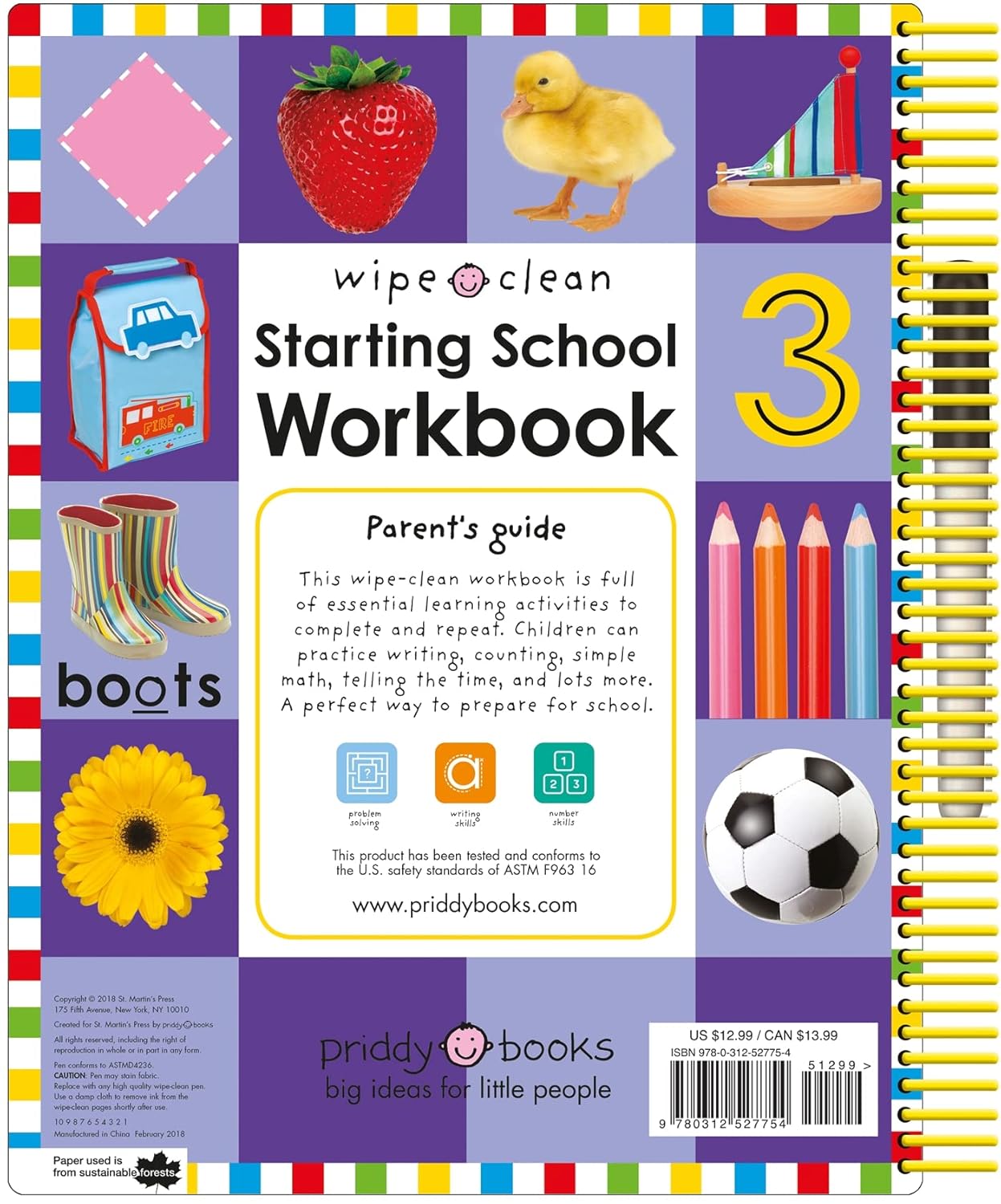 Wipe Clean: Starting School Workbook