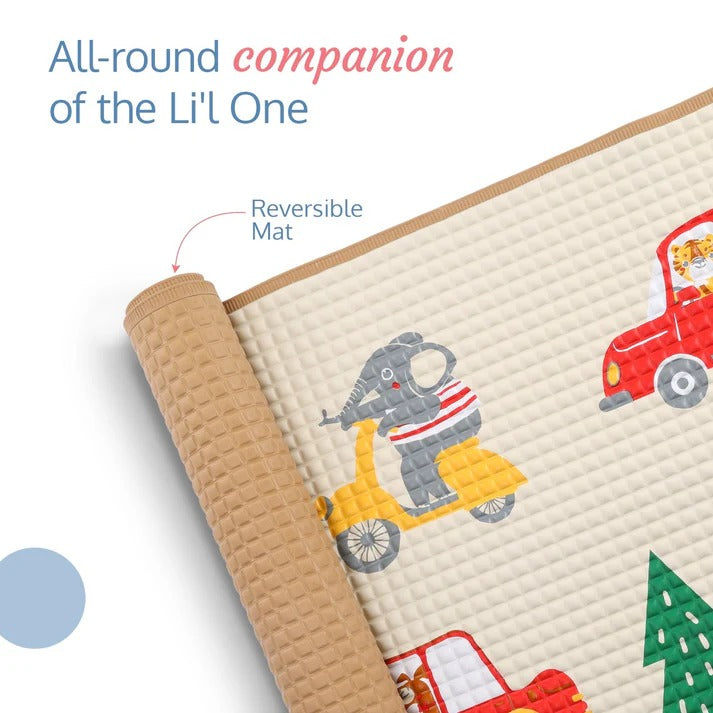 Luvlap Air Filled Rubber Mat - Wheelie