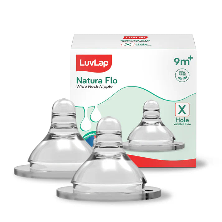 Luvlap N Flo W Neck Nipple Variable Flow (X)
