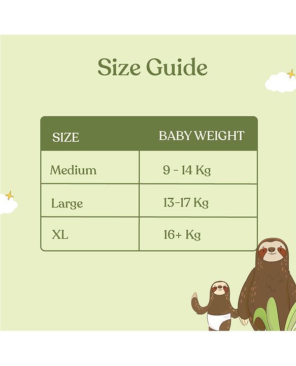Allter Organic Bamboo Pant Style Diapers Extra-Large Size (16+ kg) 22 Count (Pack of 1) | Rash Free Super Absorbent 3X Softer Wetness Indicator | Explorer |