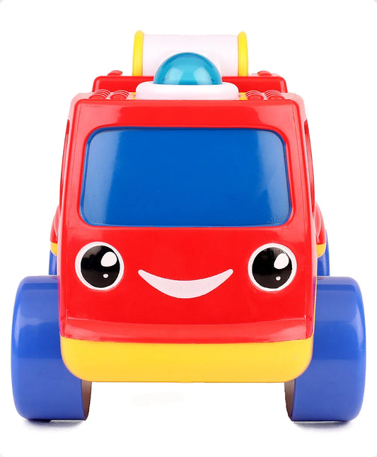 Giggles Peg Basher Fire Engine - Red & Blue