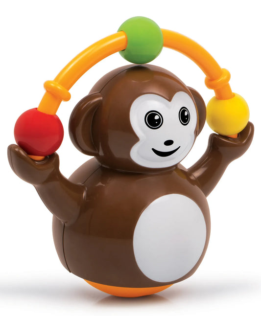 Giggles Push & Crawl Monkey Toy - Brown