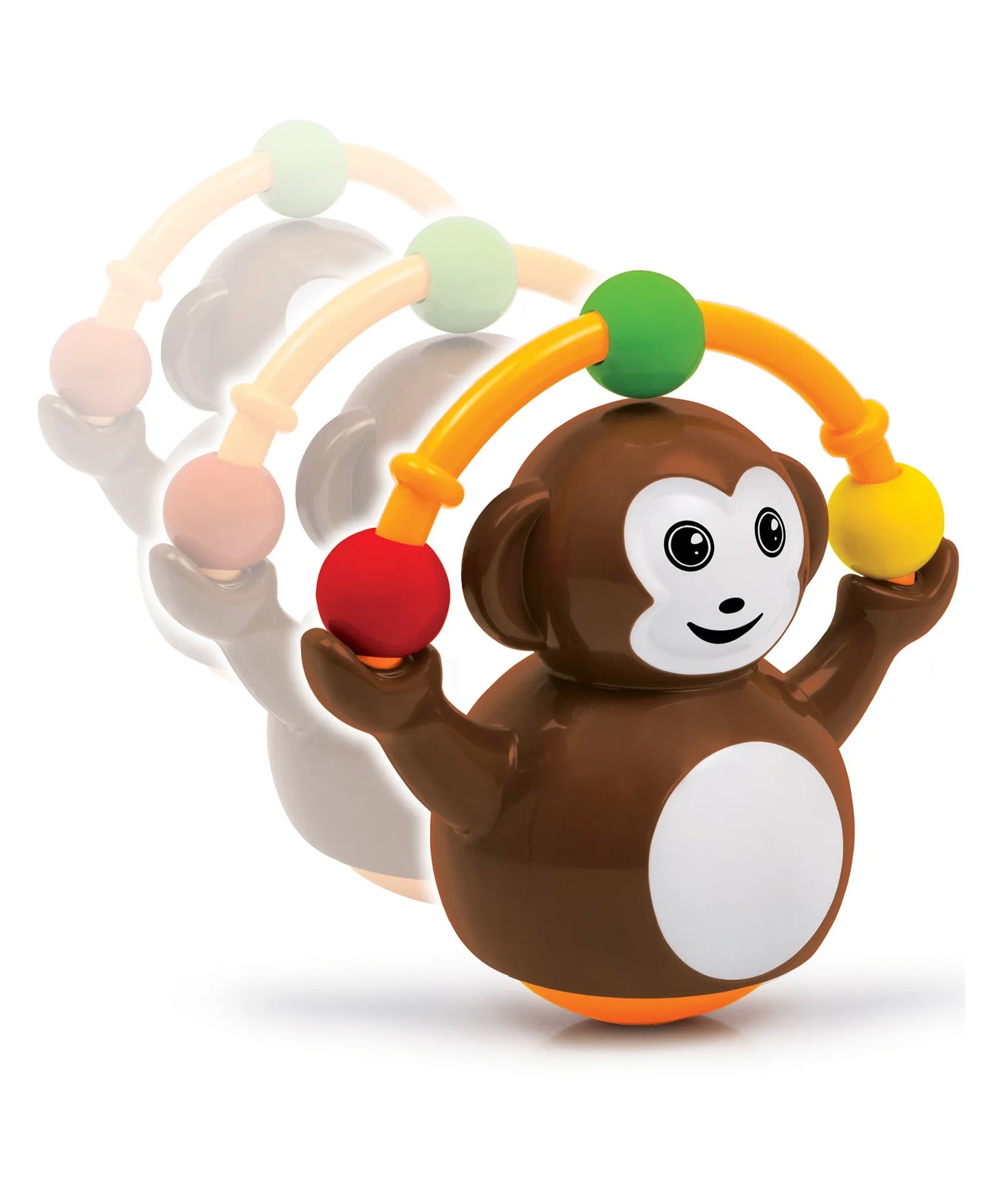 Giggles Push & Crawl Monkey Toy - Brown