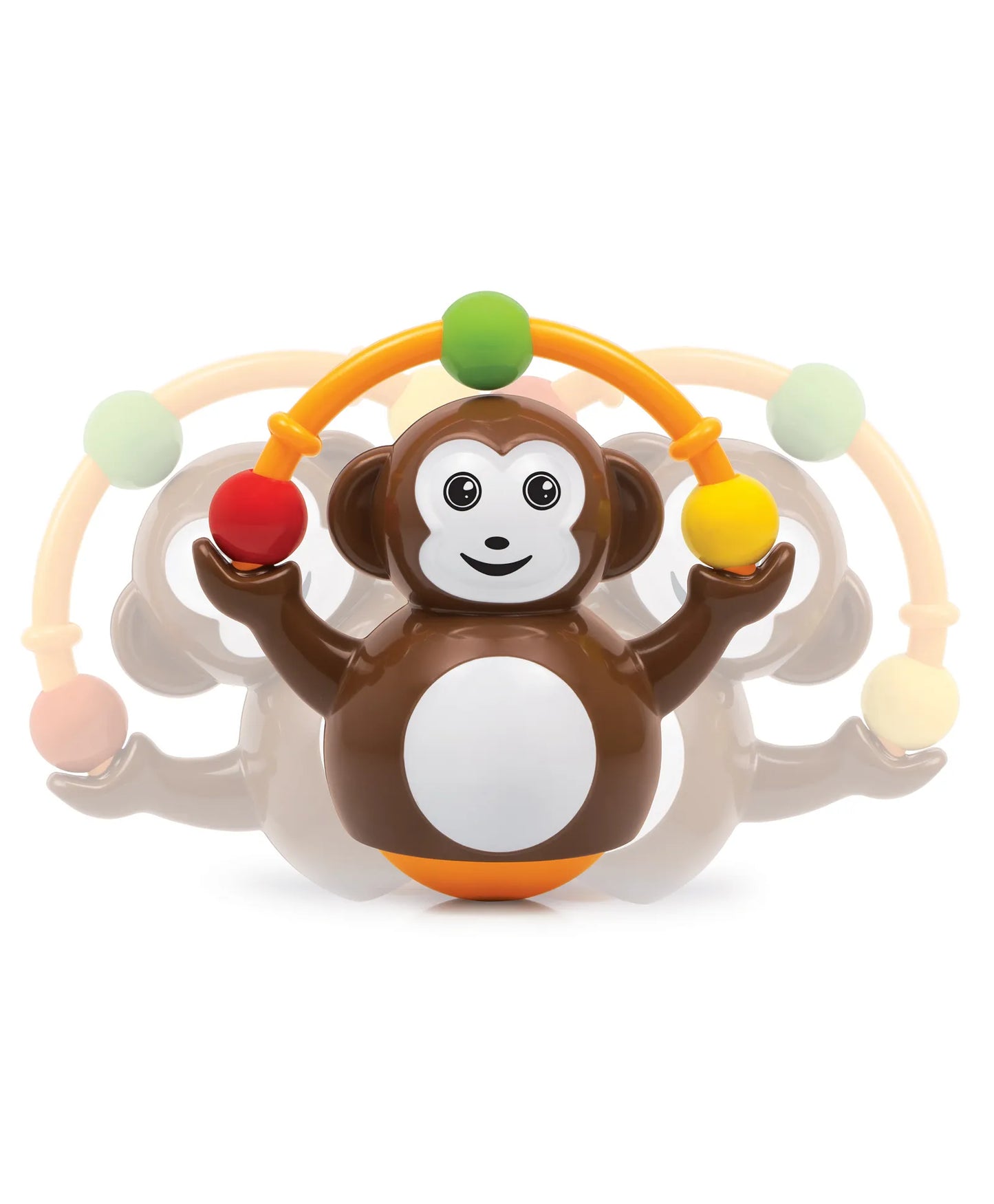 Giggles Push & Crawl Monkey Toy - Brown