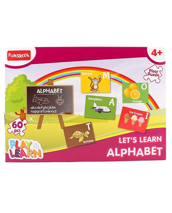 Funskool - Set Of 60 Alphabets Puzzles