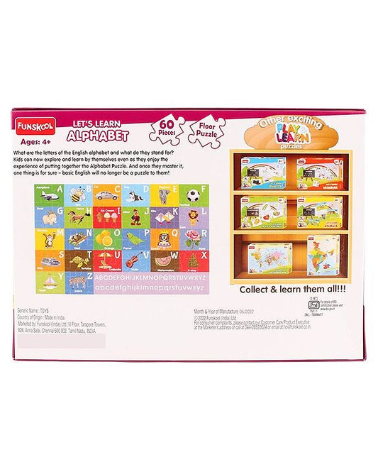 Funskool - Set Of 60 Alphabets Puzzles