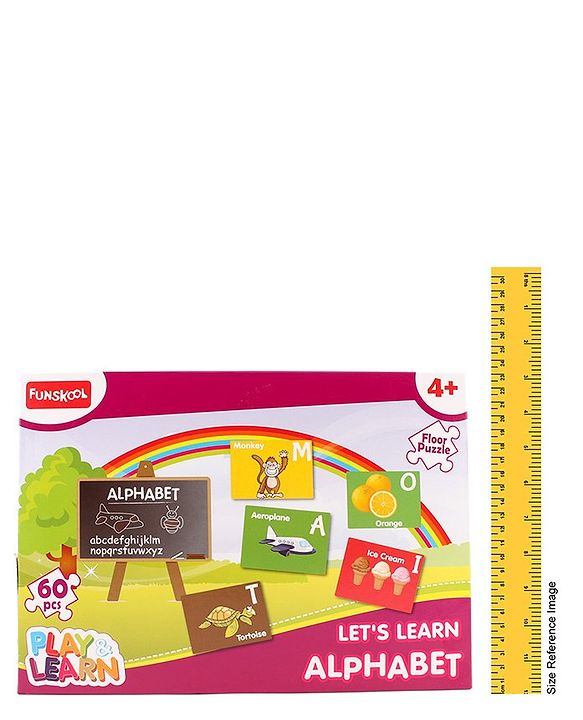 Funskool - Set Of 60 Alphabets Puzzles