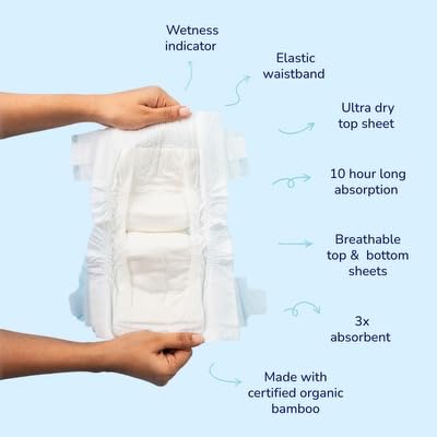 Nappico Tape Diaper Medium Size - 25 PCS