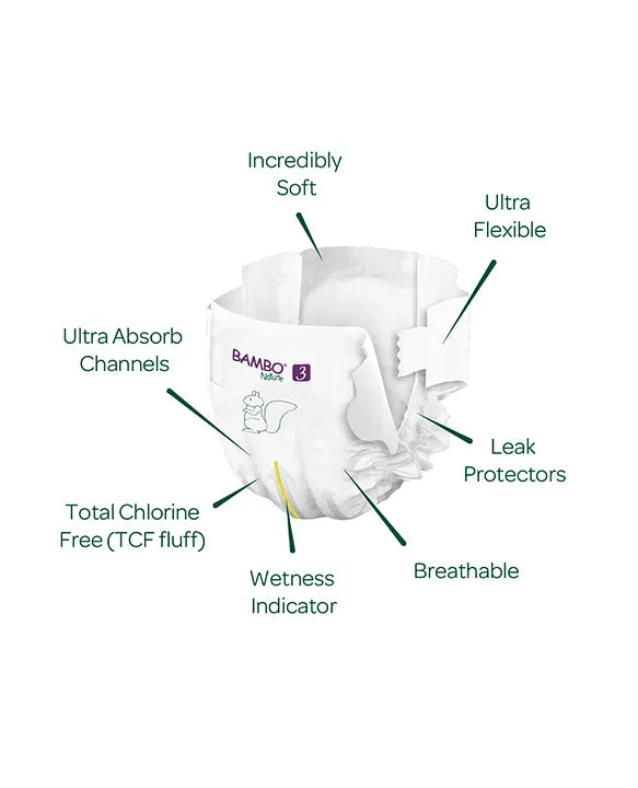Bambo Nature Tape (L), 48 Pcs - Tall Pack