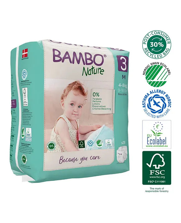 Bambo Nature Tape (L), 48 Pcs - Tall Pack