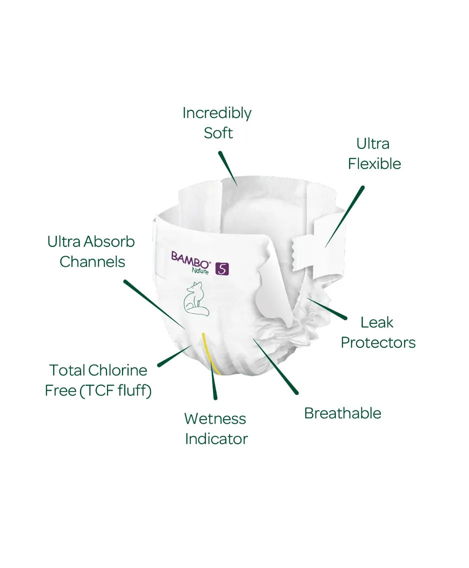 Bambo Nature Tape (L), 48 Pcs - Tall Pack