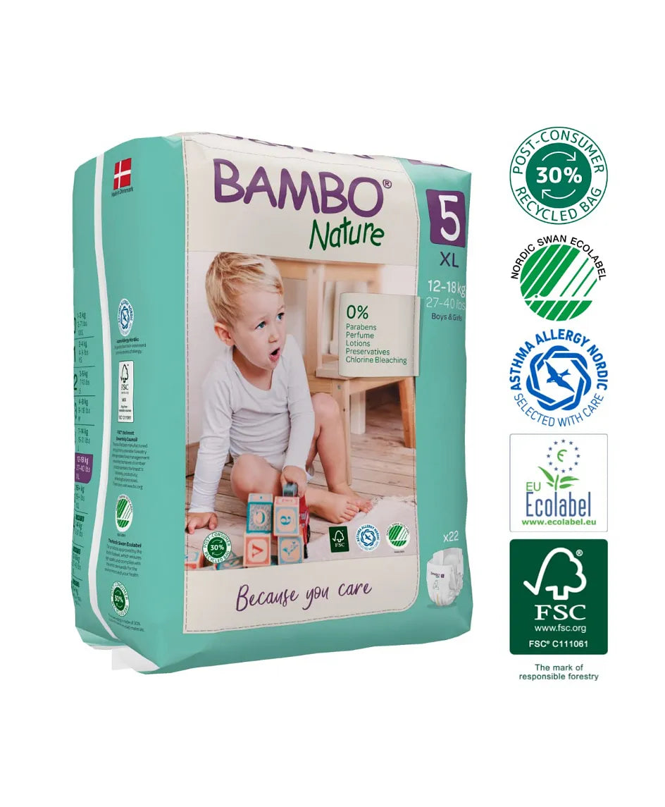 Bambo Nature Tape (L), 48 Pcs - Tall Pack