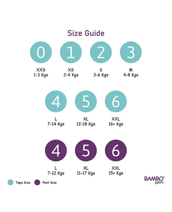 Bambo Nature Diapers Tape (XXL), 20 Pcs