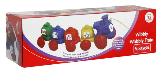 Giggles Wibbly Wobbly Train - Multi Color