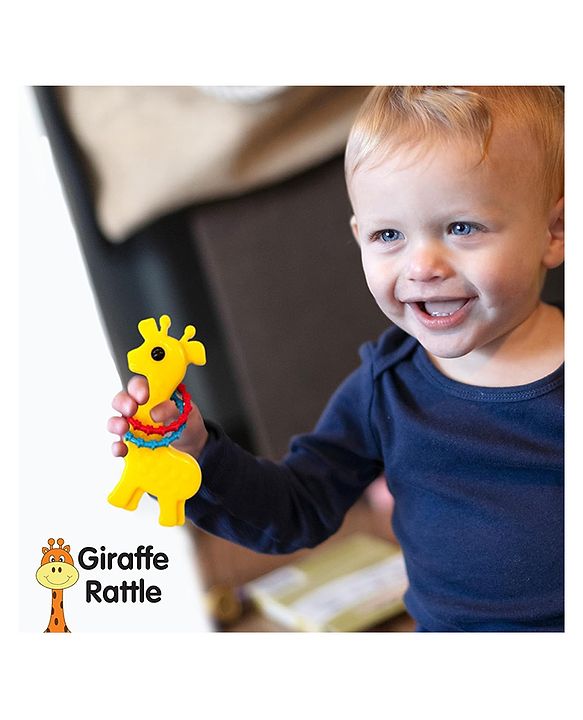 Funskool Giggles Giraffe Rattle (Color & Print May Vary)