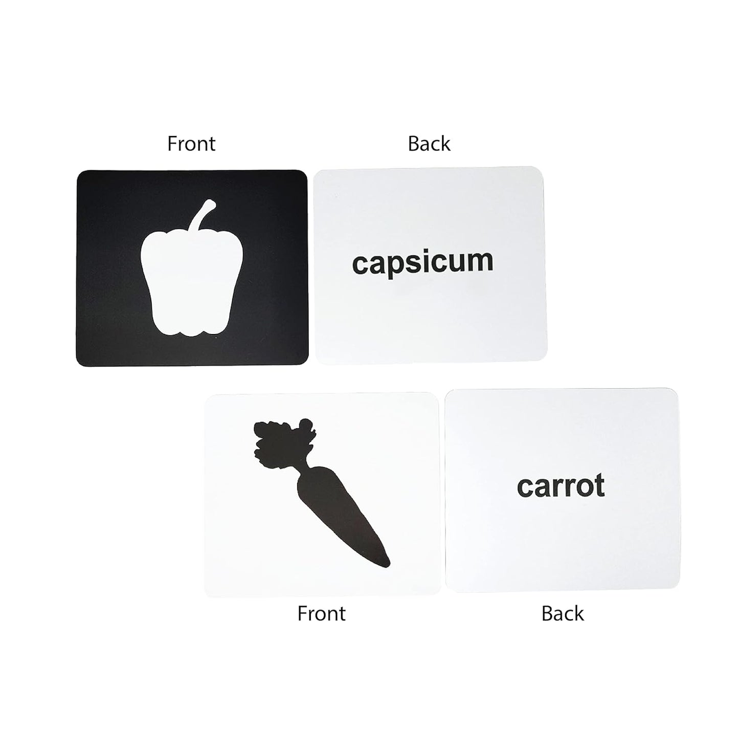 Brainsmith Newborn Cards Vegetables