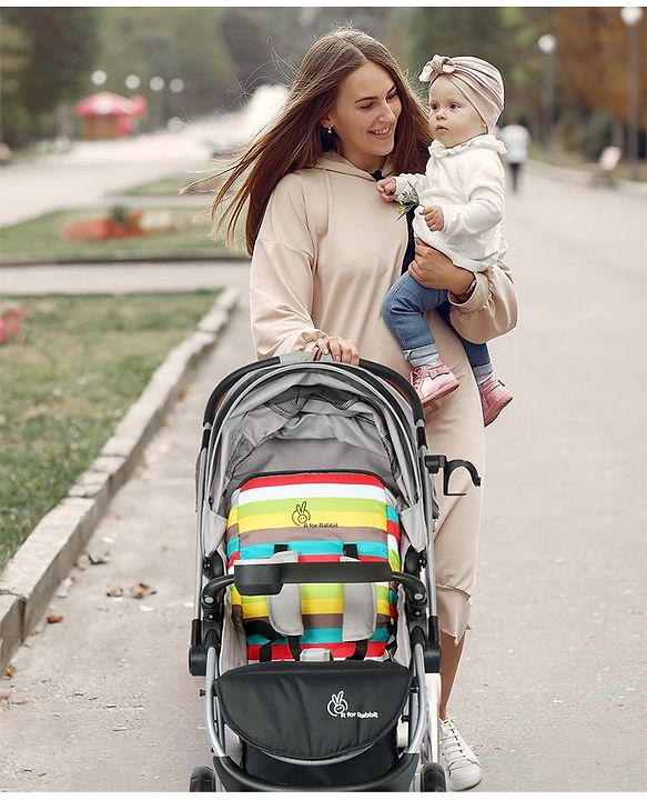 R for Rabbit - Chocolate Ride -Stroller - Rainbow
