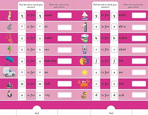 Let's Learn Alphabet Pull The Tabs