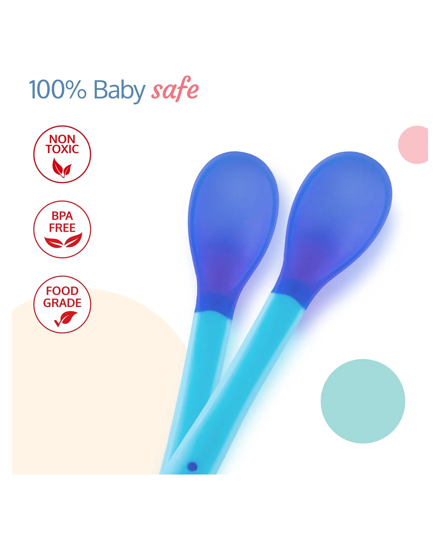 LuvLap Tiny Love Heat Sensitive Spoon Set