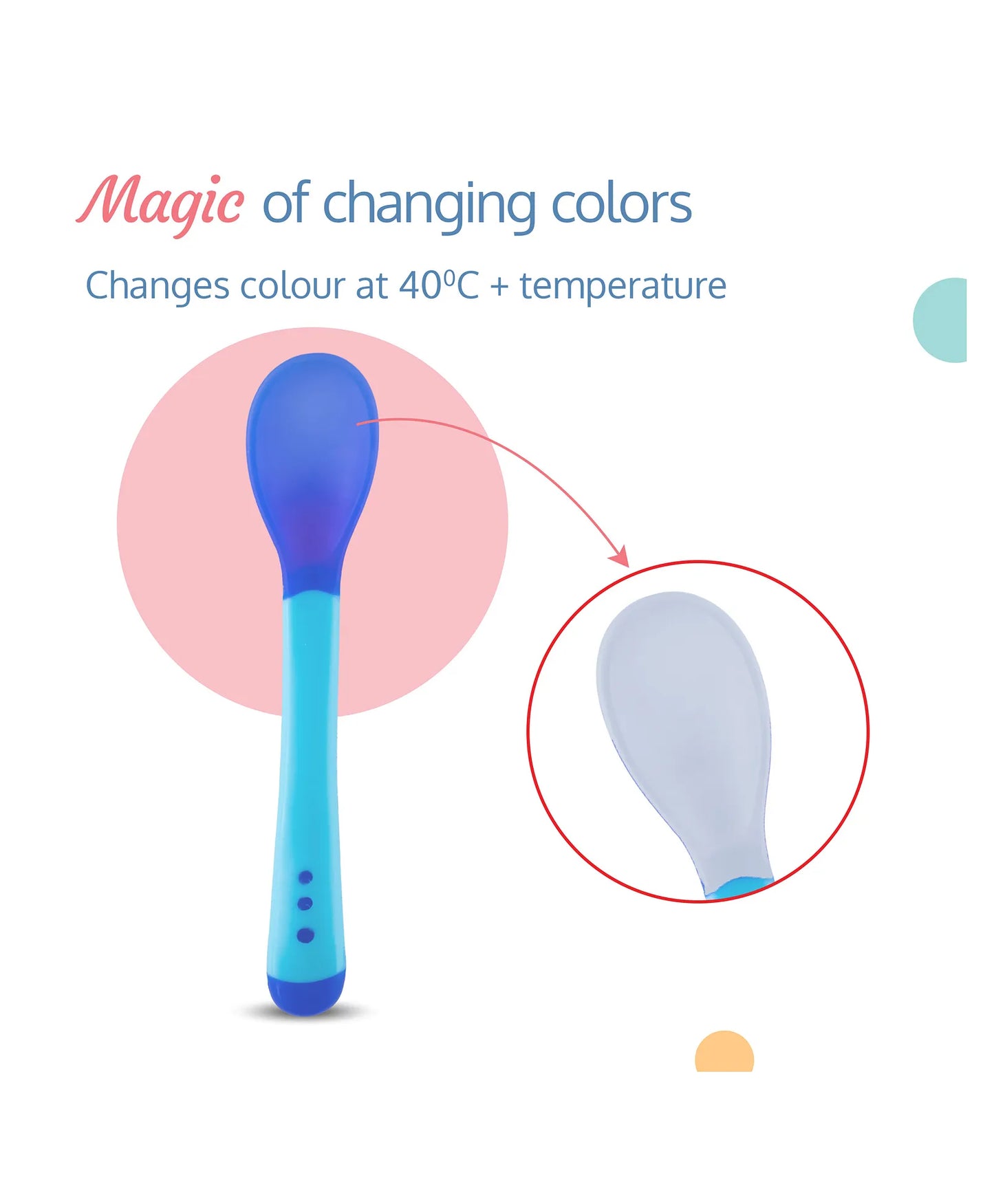 LuvLap Tiny Love Heat Sensitive Spoon Set