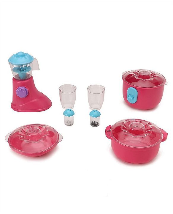 Giggles Role Play Complete Kitchen Set of 29 Pieces - Multicolor