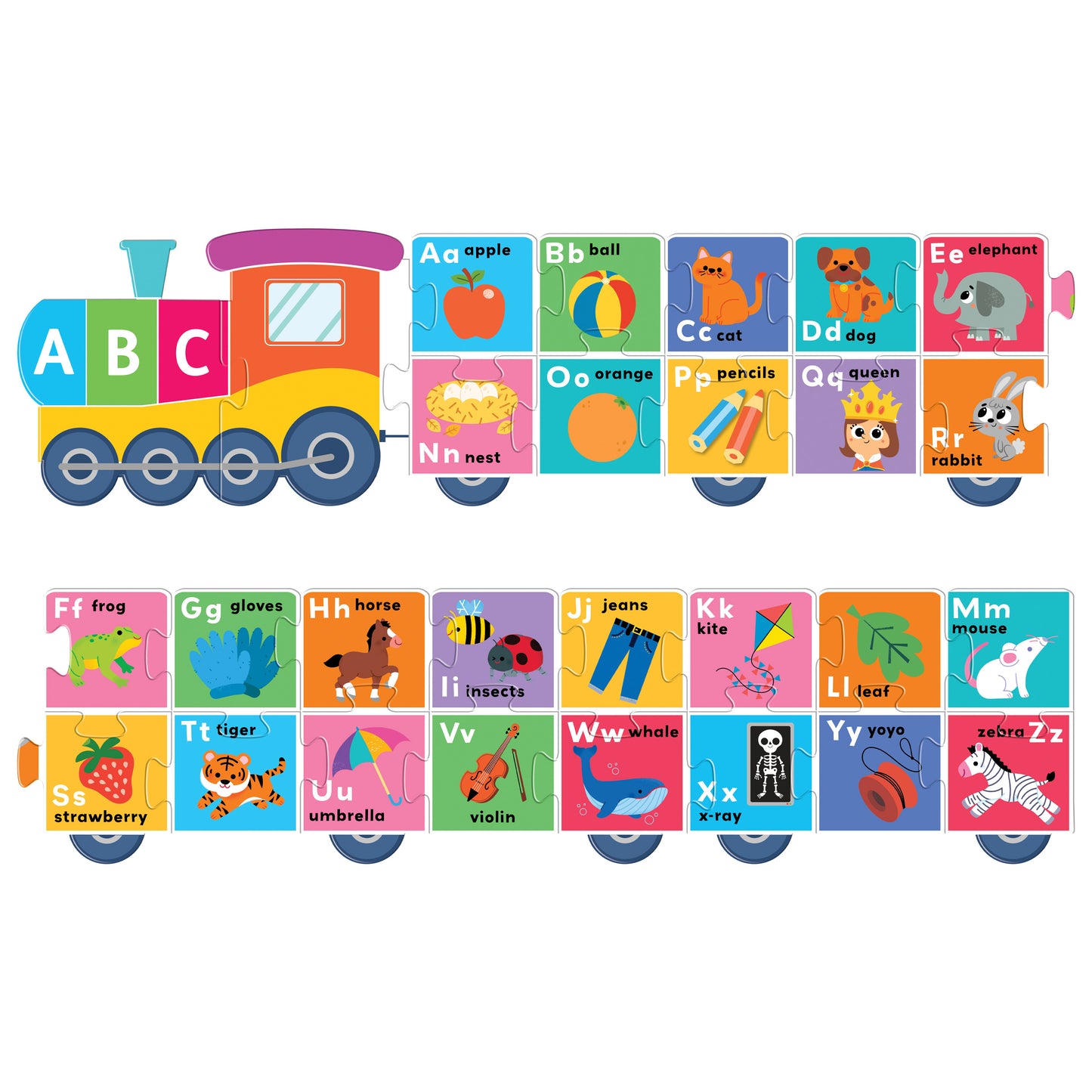 Puzzle Train First Alphabet